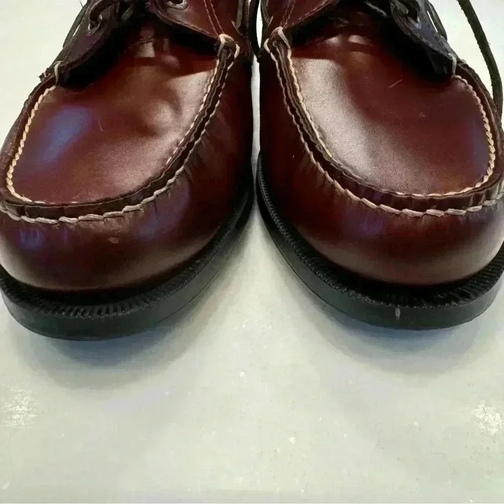 Dockers men’s brown leather lace up shoes size 9 excellent condition